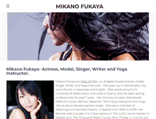 Tablet Screenshot of mikanofukaya.com